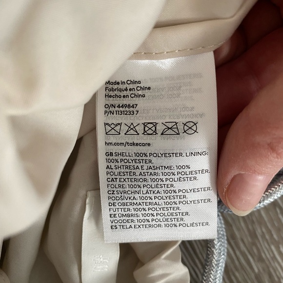 Metallic net bag with drawstring - Picture 4 of 6